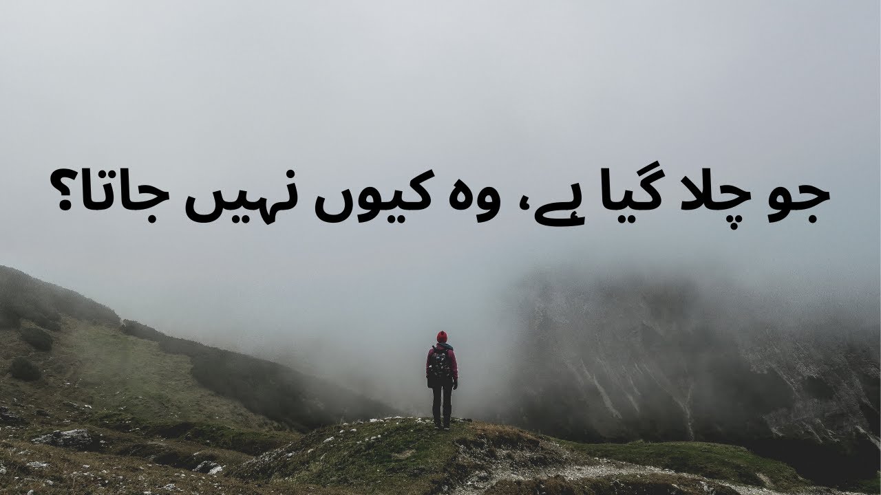 جو چلا گیا ہے، وہ آخر کیوں نہیں جاتا؟ | Why some Goodbyes never really end