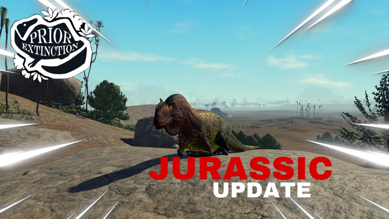 Playing SOLO Sauro in the new JURASSIC Update | Prior Extinction Roblox
