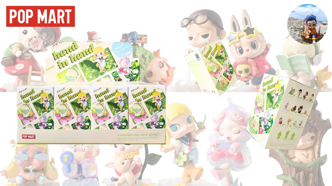 [FULLSET UNBOXING] Pop Mart Hand in Hand Series - Toy Unbox n Collect