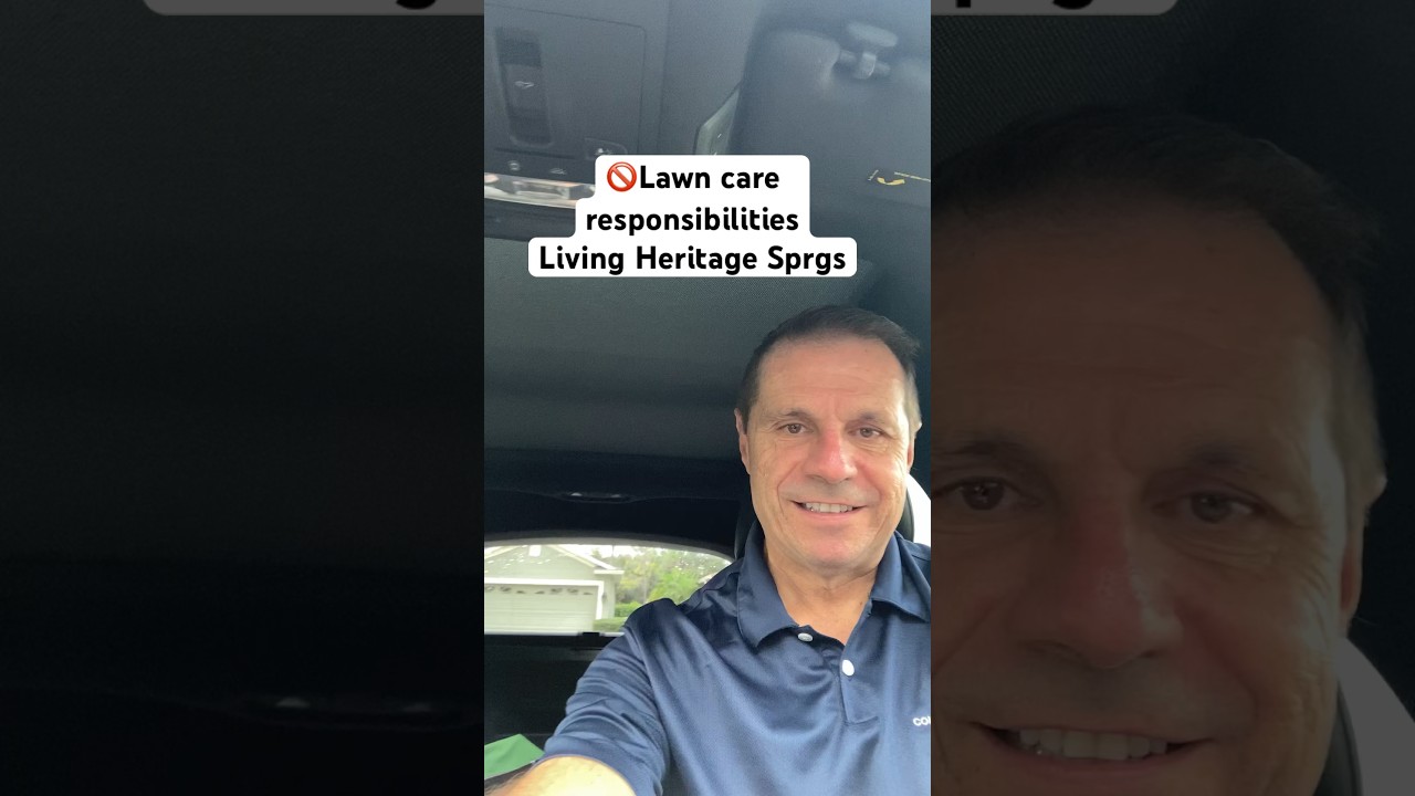 🚫Lawn care responsibilities benefit of “Living In Heritage Springs”