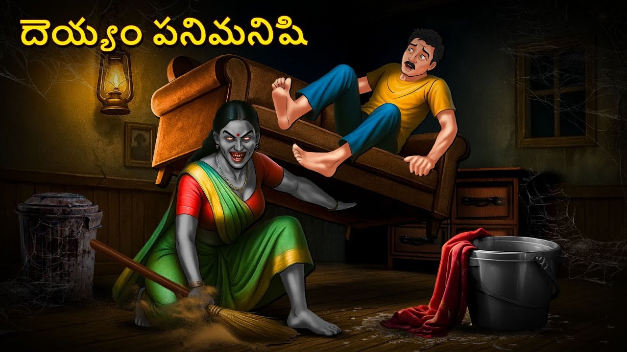 దెయ్యం పనిమనిషి | Telugu Stories | Stories in Telugu | Telugu Horror Kathalu | Scary Town