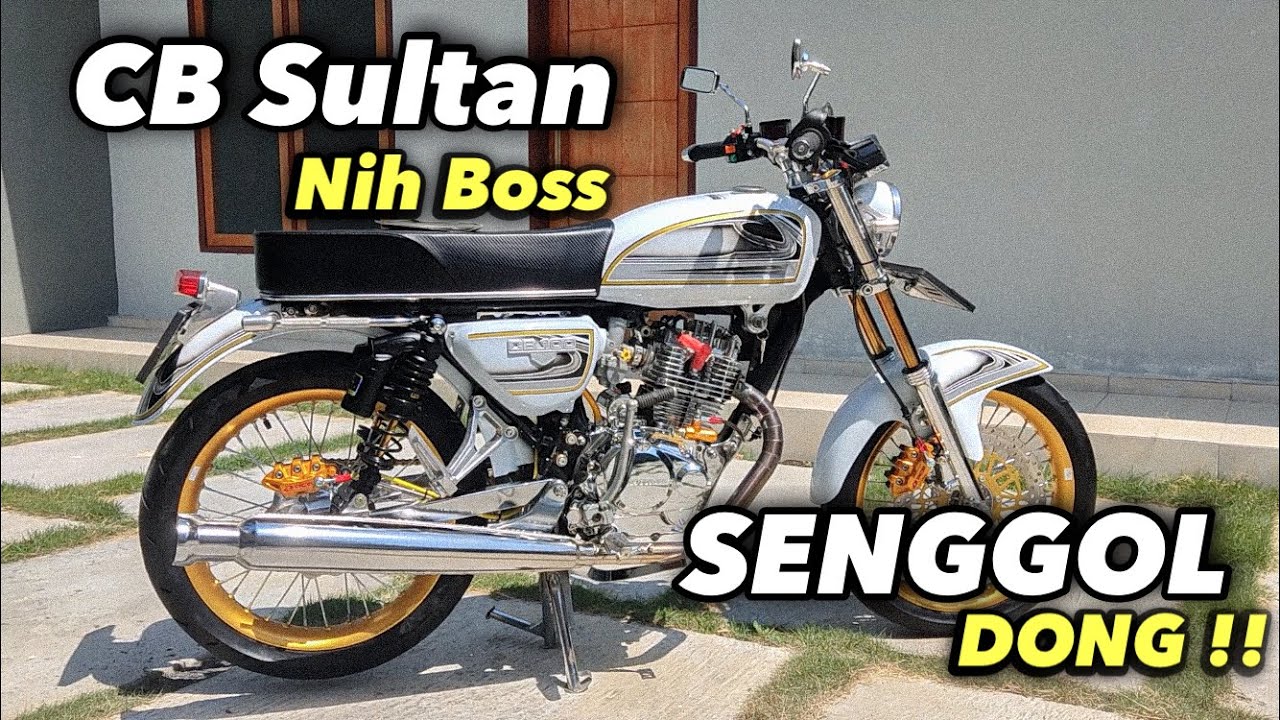 Modifikasi HONDA CB SULTAN || mesin Tiger Revo || PERAHU LAYAR MOTOR