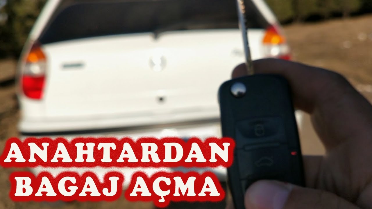 Kumandadan Bagaj Açma- Tüm Araçların Bagajları Otomatik Açılacak Merkezi kilit kumandası Bagaj Açma