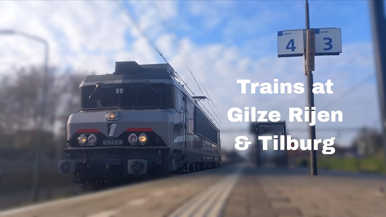 Treinen op / Trains at Gilze-Rijen and Tilburg 21-12-2025