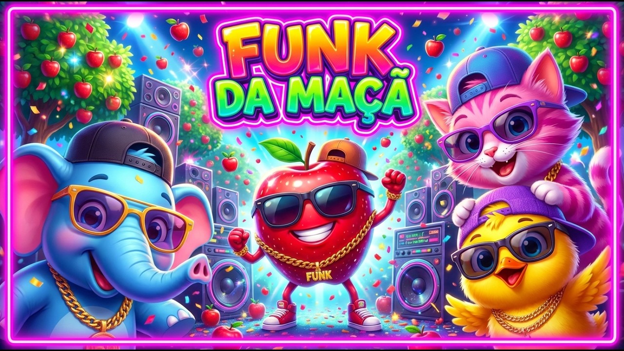 FUNK DA MAÇÃ (Funk Infantil) - Música Infantil - OFICIAL - OS FOFOS