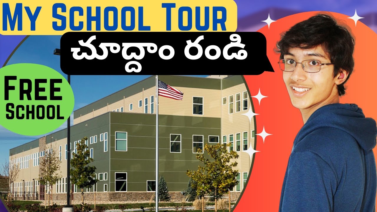 🏫My USA School Tour🏩America Lo Telugodu🏤Telugu Vlogs💚