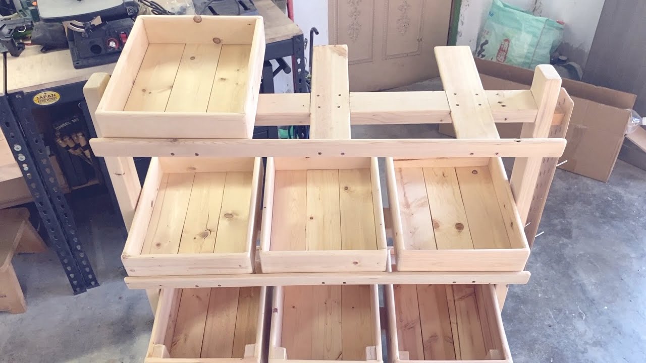 【木工DIY】DIY展示架｜棧板廢料再利用｜Pallet Wood Recycling Project