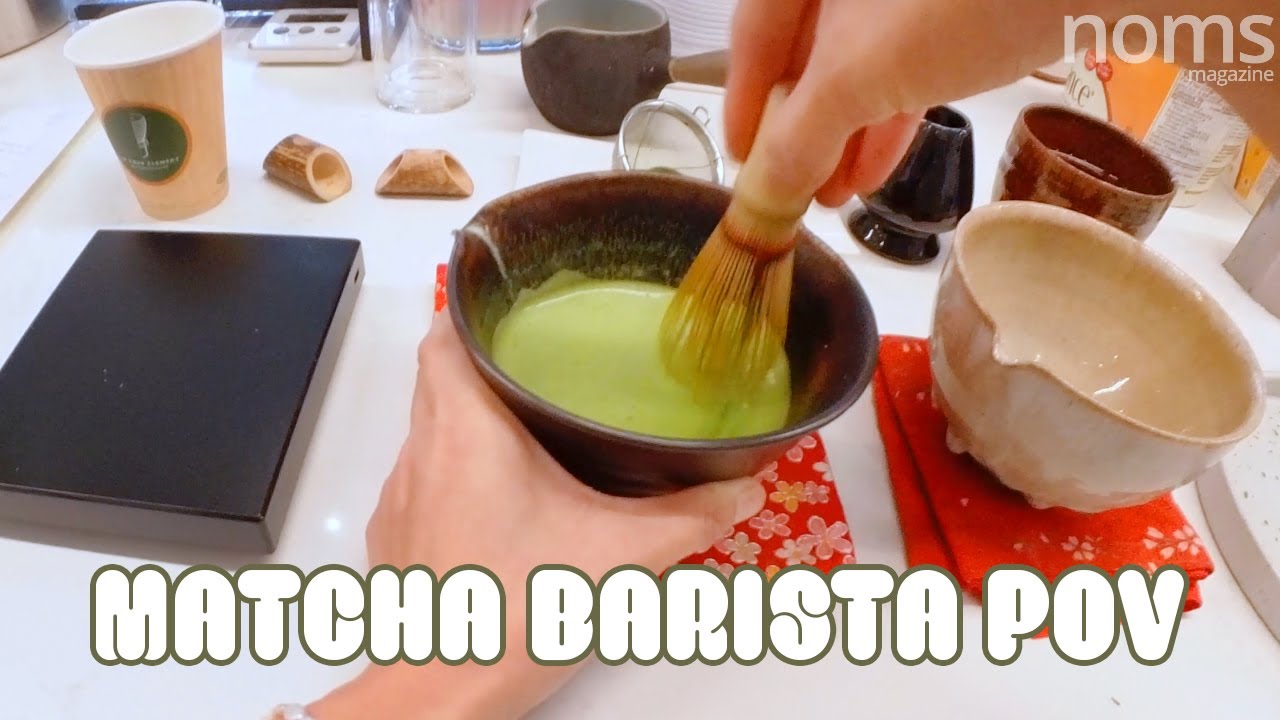 POV of Matcha Barista & Cafe Owner ASMR | Whisk Matcha Cafe Vancouver