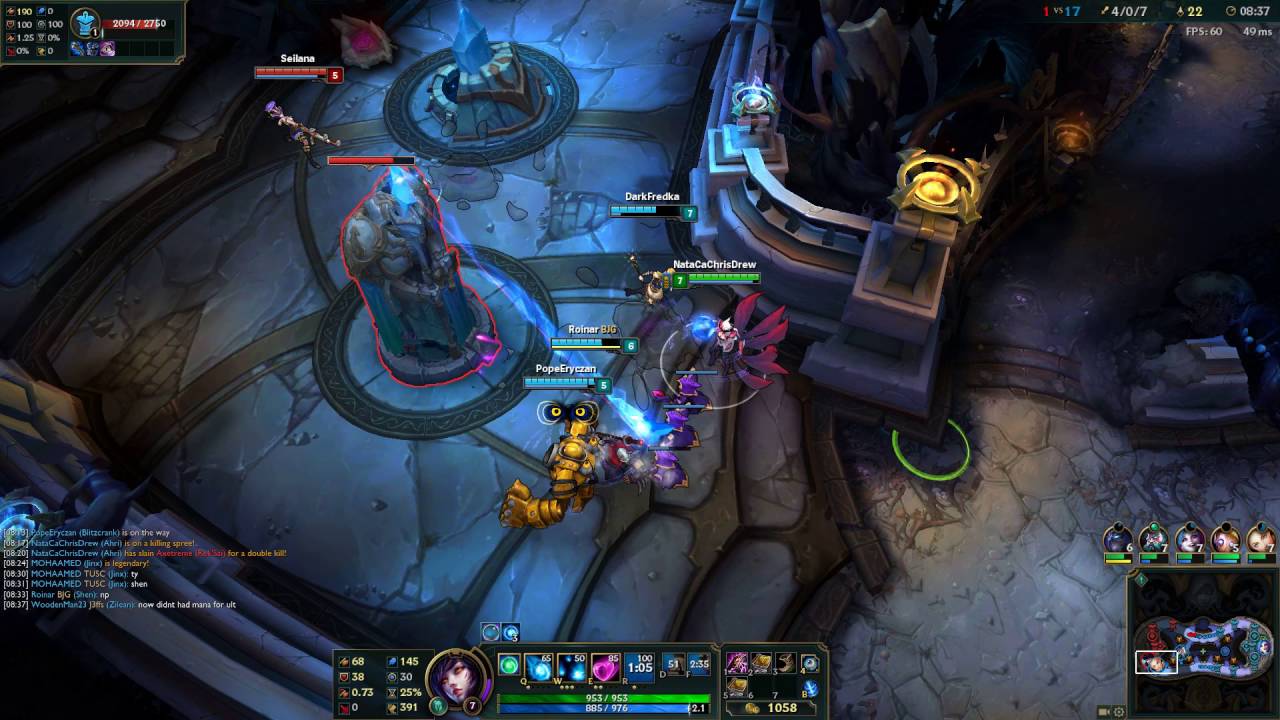 League of Legends Ahri Hexakill