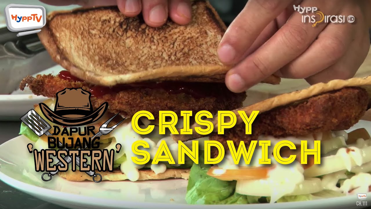 #DapurBujang Western: Crispy Sandwich.