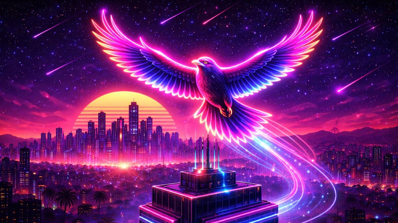 Fly Away (Remix)  | Synthwave / Retrowave | Neon 80s Night Flight