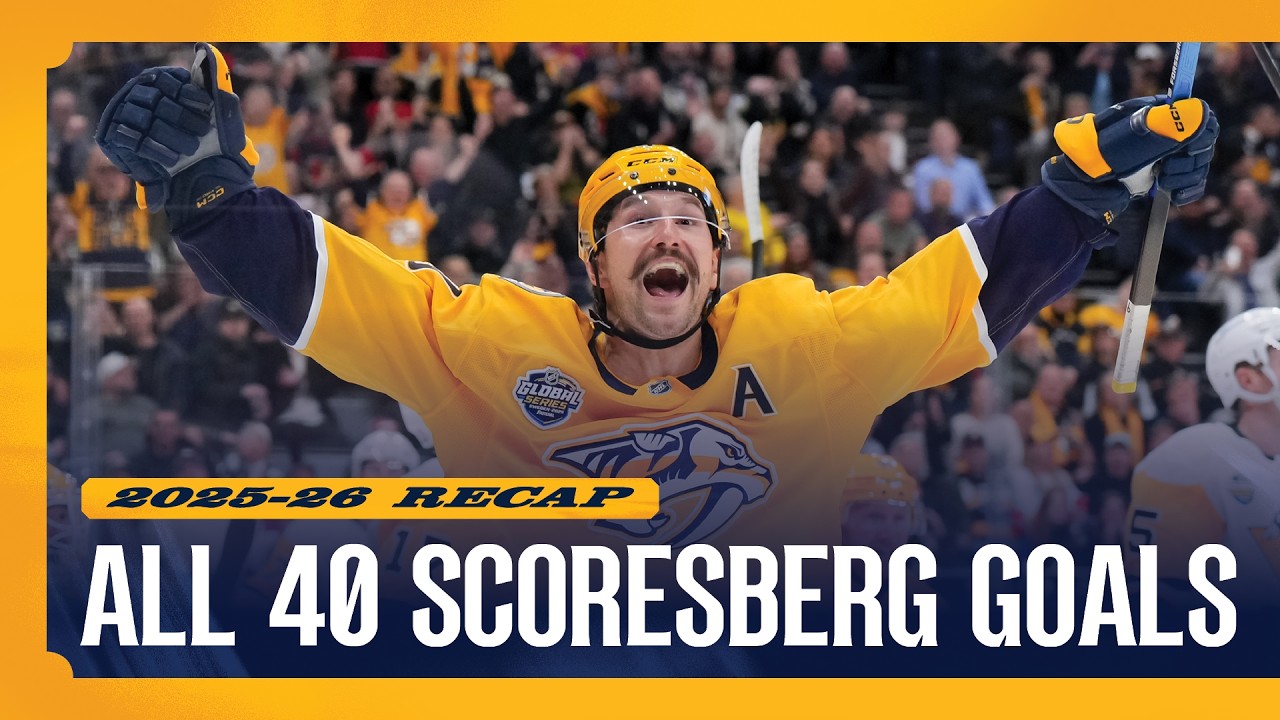 Highlights | All 40 Filip Forsberg Goals From 25-26 Season