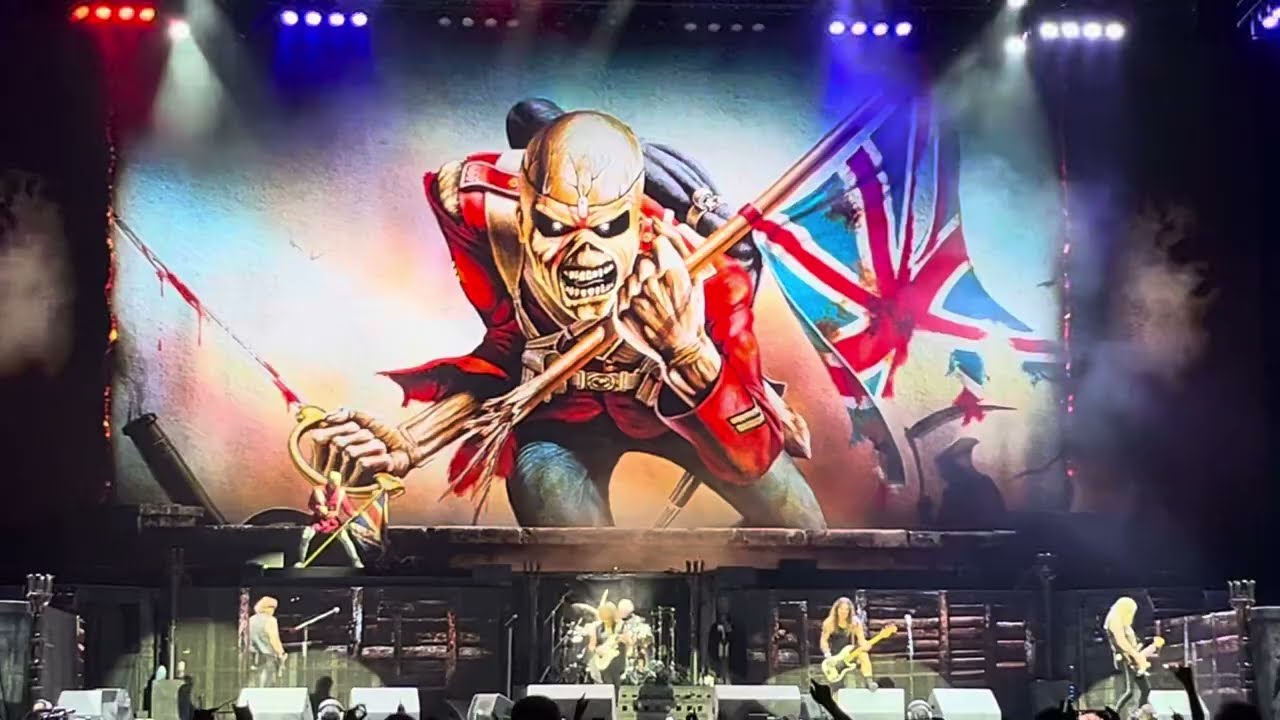 IRON MAIDEN: “The Trooper”, Riyadh Air Metropolitano, Madrid, 05.07.2025.
