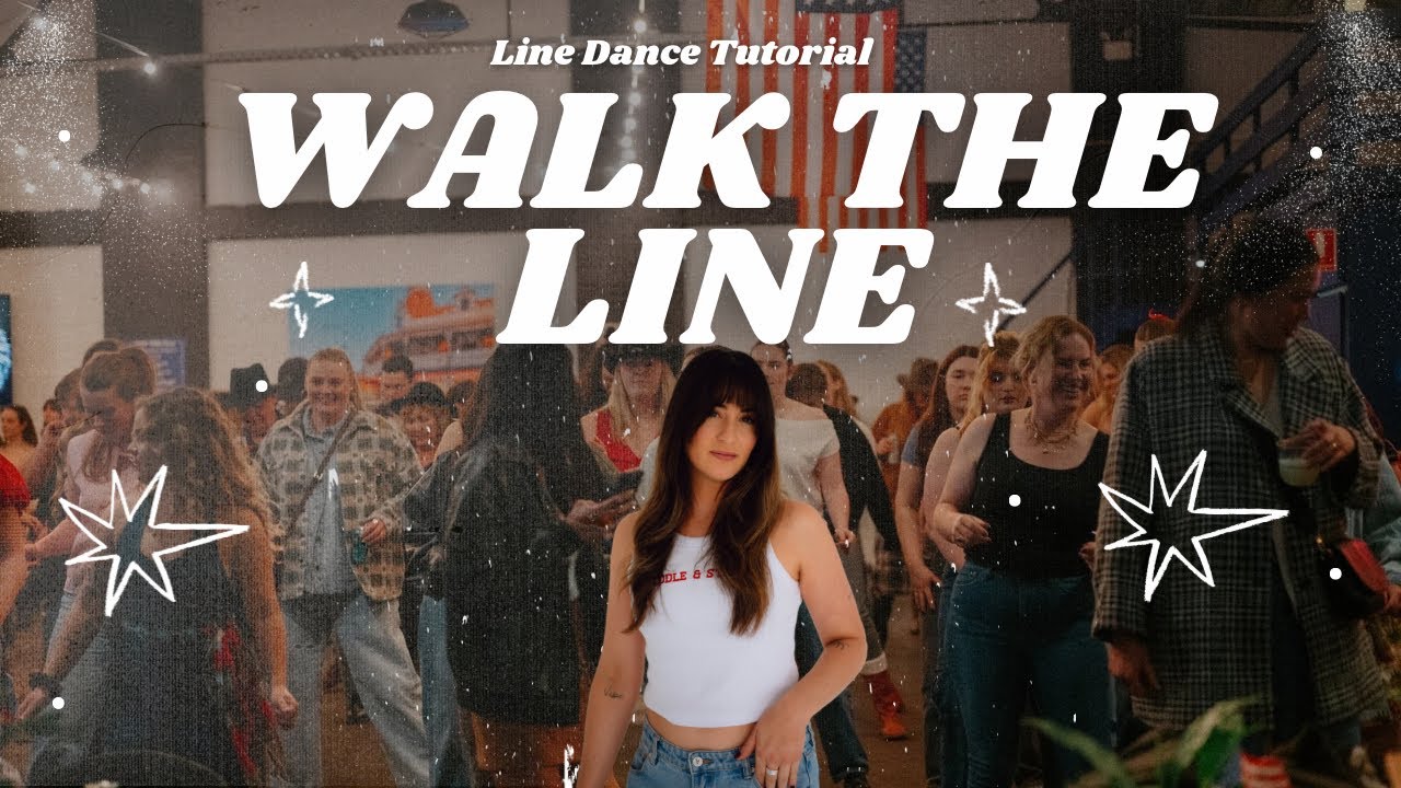WALK THE LINE | Freight Train by Aaron Watson | Line Dance Tutorial 