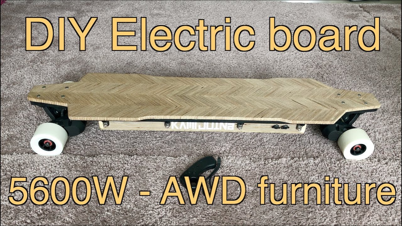 #61 DIY electric AWD furniture board PT1 - 전동보드