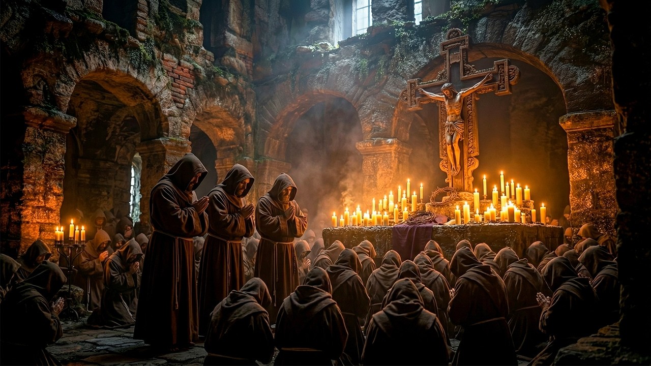 Григорианские песнопения 🙏 Слава и хвала Святому Духу - Молитвенные гимны монахов