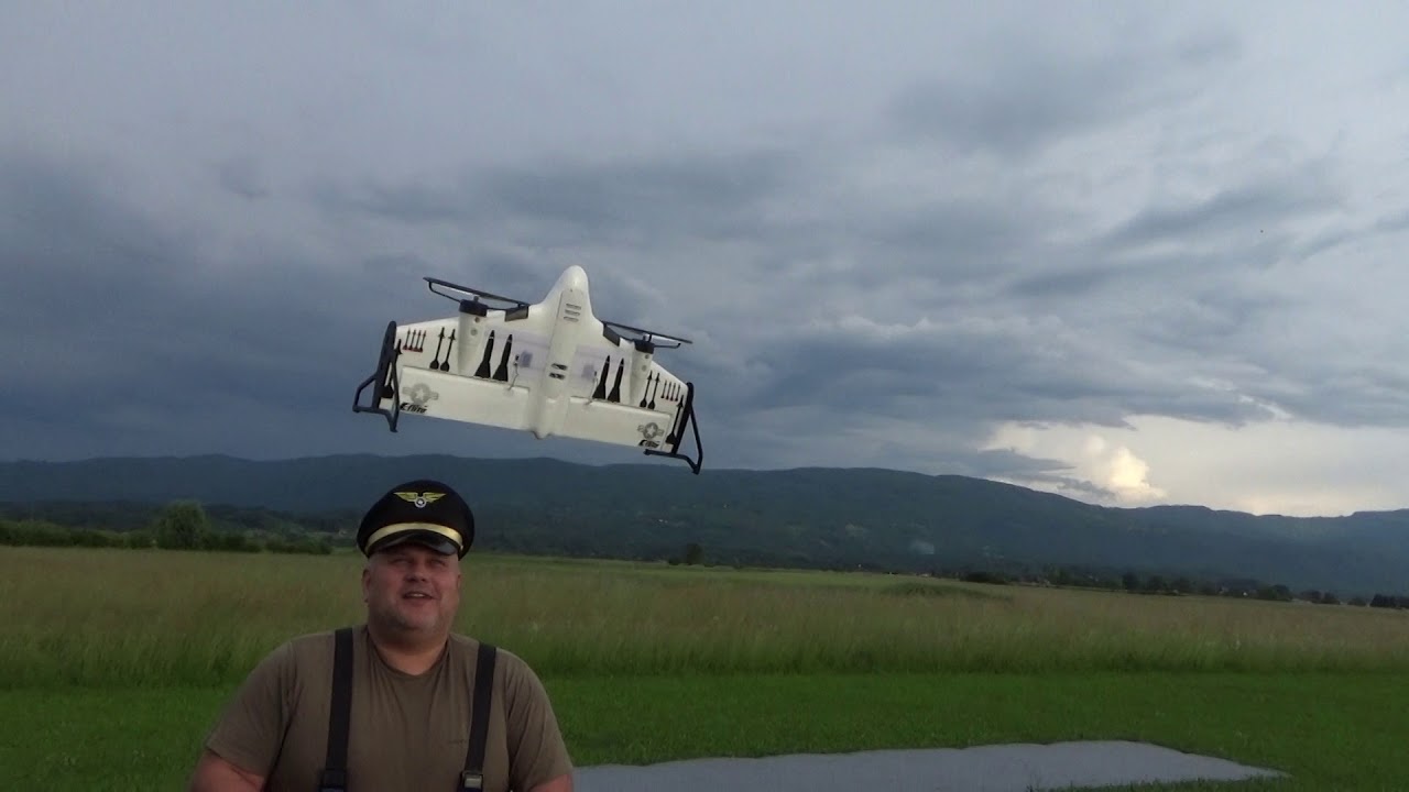 E-FLITE X-Vert VTOL 504mm RTF Maiden flight and good tips