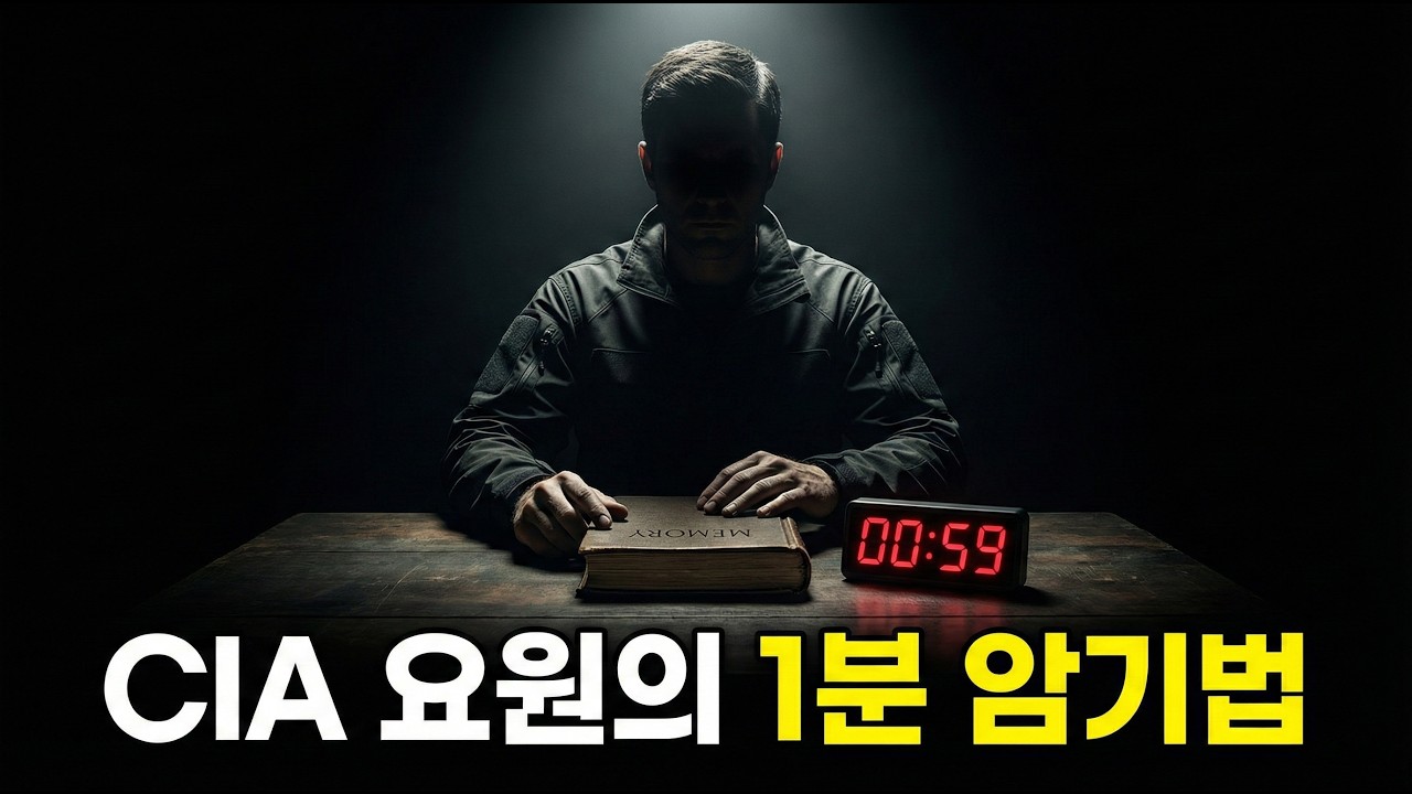 CIA 요원이 1분 만에 기밀문서를 외우는 법
