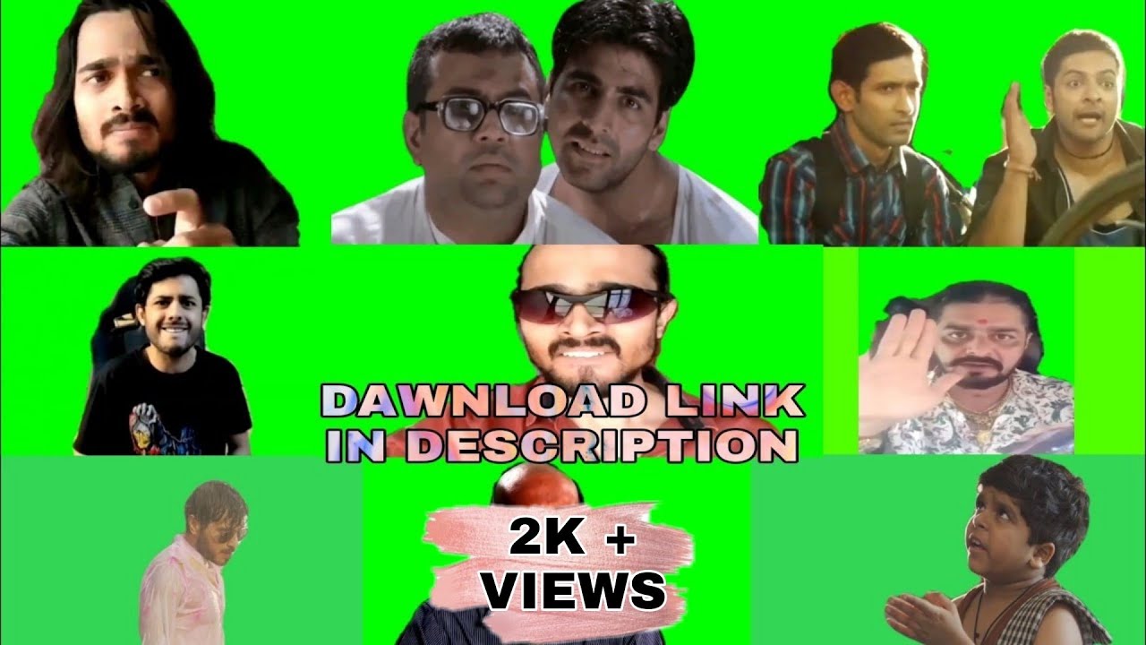 [FREE]Indian gali Meme Green screen