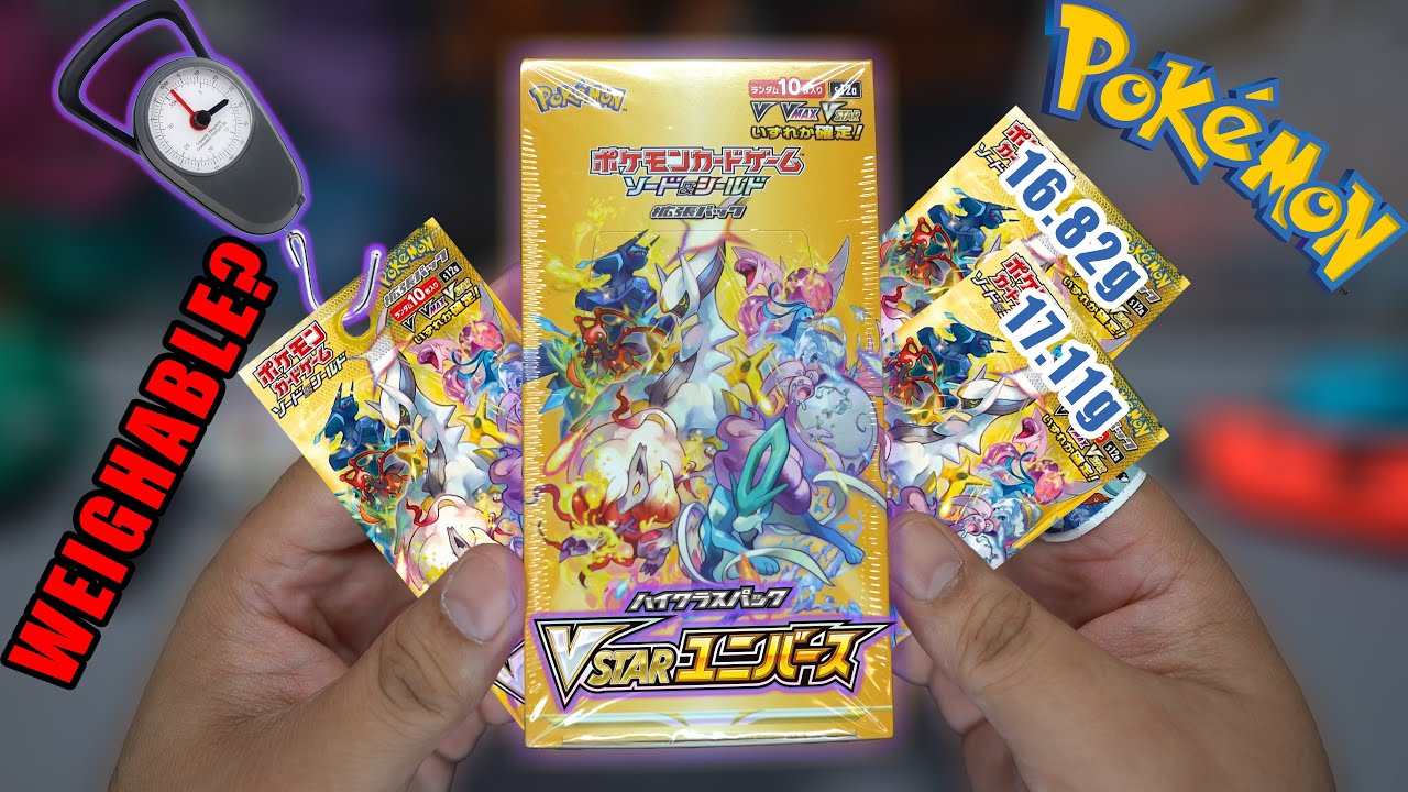 Can You Weight Pokemon VSTAR Universe Loose Packs?