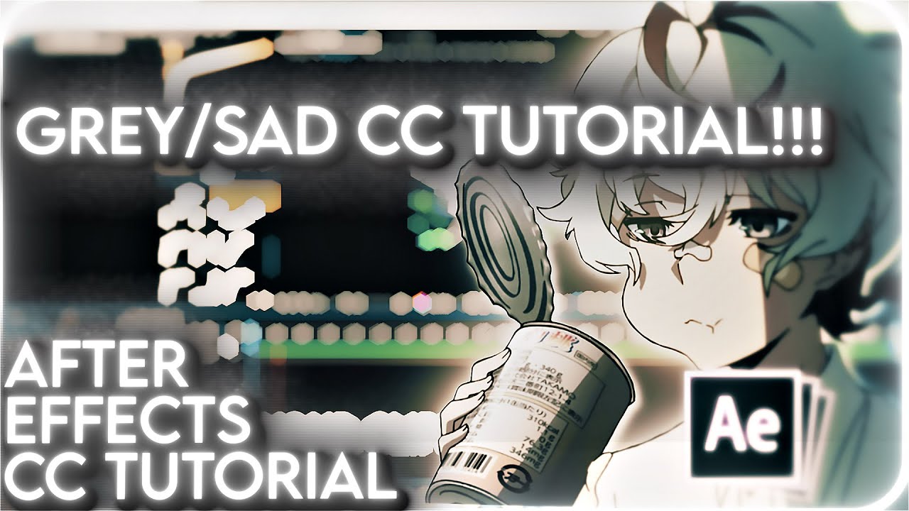 HOW TO MAKE THE BEST CC FOR SAD EDITS! | After Effects Amv Tutorial
