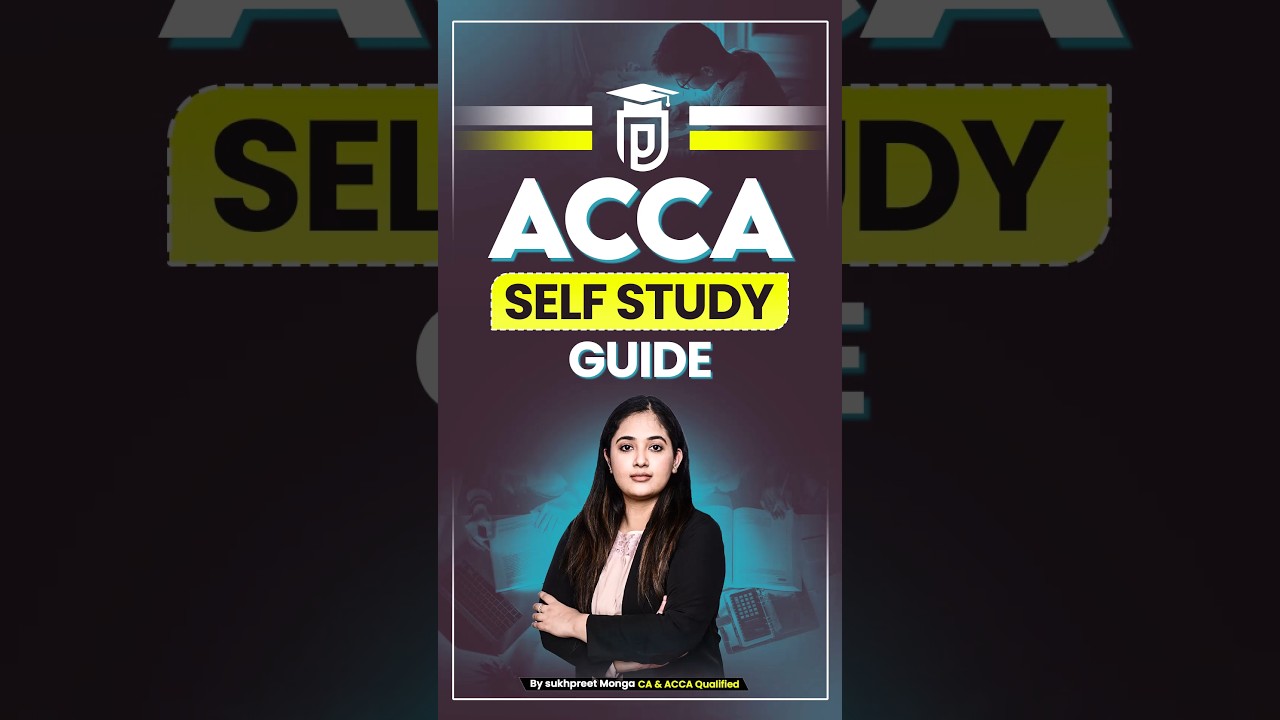 ACCA Self Study Guide #acca #accapreparation