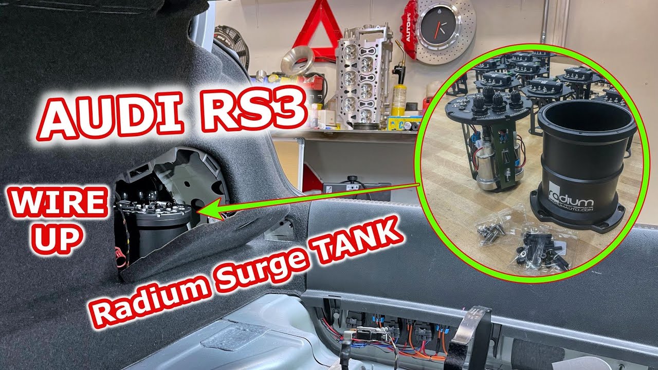 Подключение расширительного бачка с тремя насосами и радием - AUDI RS3
