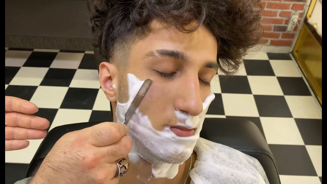Asmr Barber Beard CUT • The Perfect barber Shave • Asmr Relaxation and Therapy Video