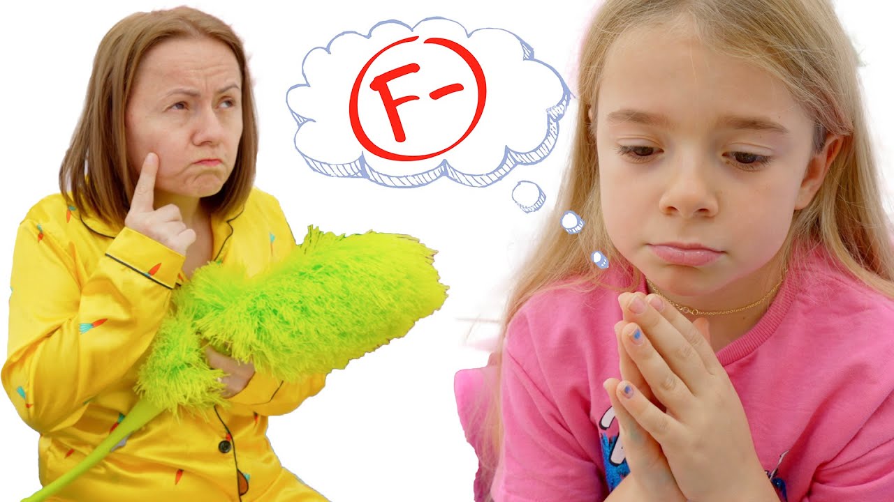 Anabella shows that knowledge at school is the most important thing
