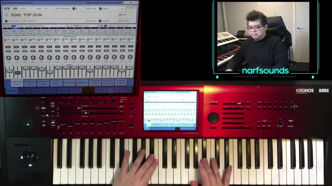 Top Gun Anthem Korg Kronos No Guitar