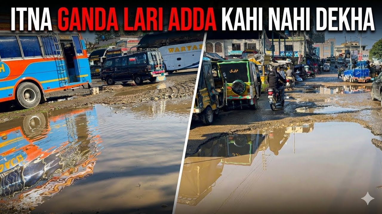 Itna Ganda lari Adda is se pehle kahi nahi dekha😔| itna zayada Gand or pani he pani😢