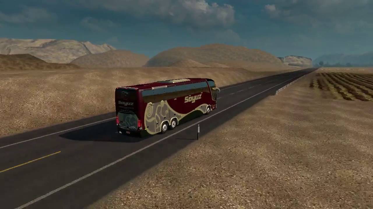 EURO TRUCK 2 V.1.22 MAPA PERU RUTA: PALPA-NAZCA EMPRESA SOYUZ