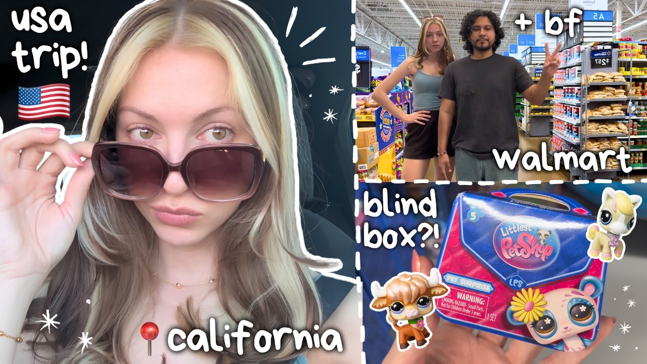 *realistic vlog* spend the day with me in california! ~ shopping, lunch & blind boxes?!