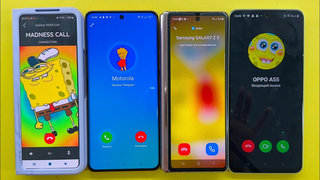 Incoming Call Social Media Gem Space/Botim/GoChat/Telegram Samsung Z Fold2/Z Fold3/A72 +Realme C67