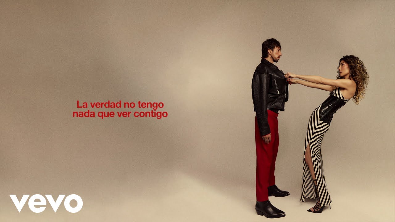 Esteman, Daniela Spalla - Nada que ver (Lyric Video)