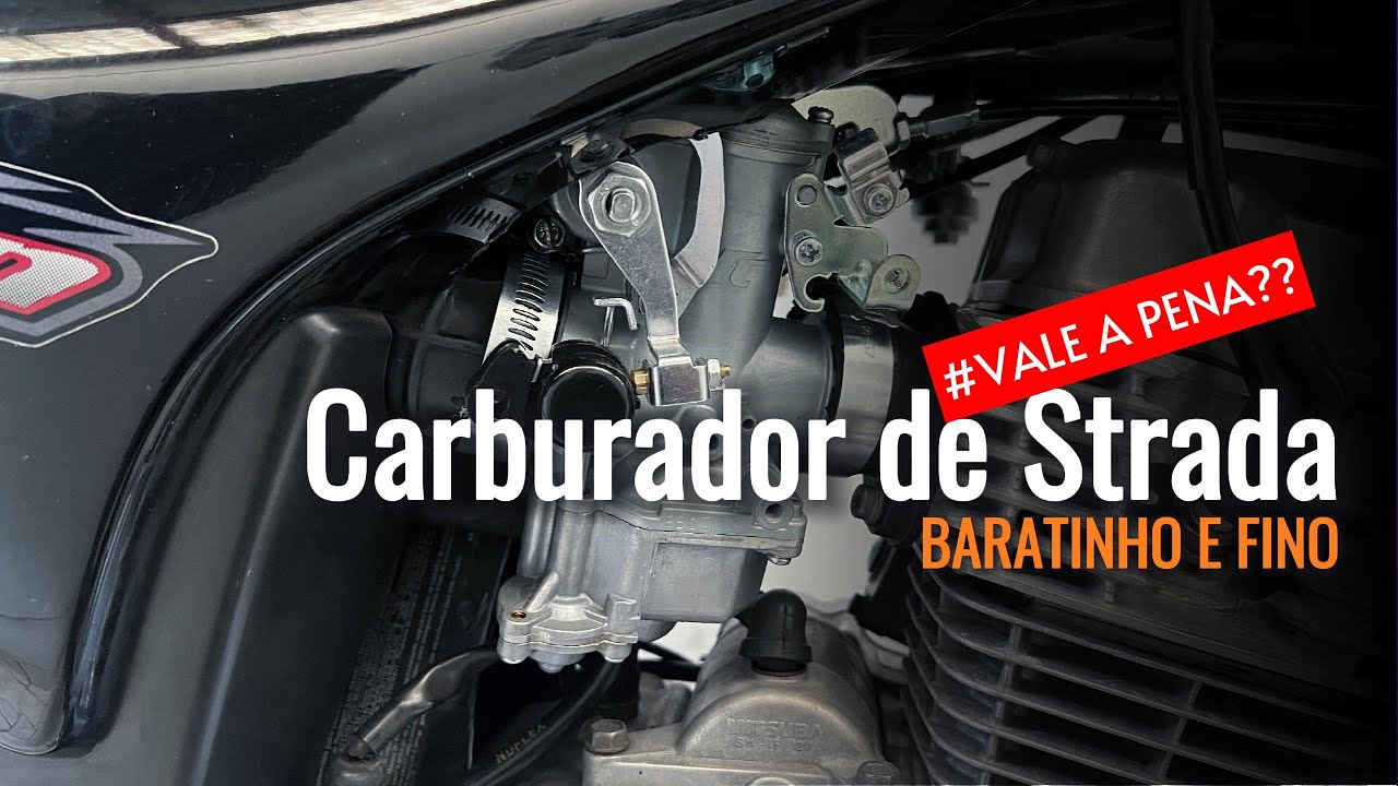 Carburador de STRADA paralelo vale a pena? #estética #motovlog #moto