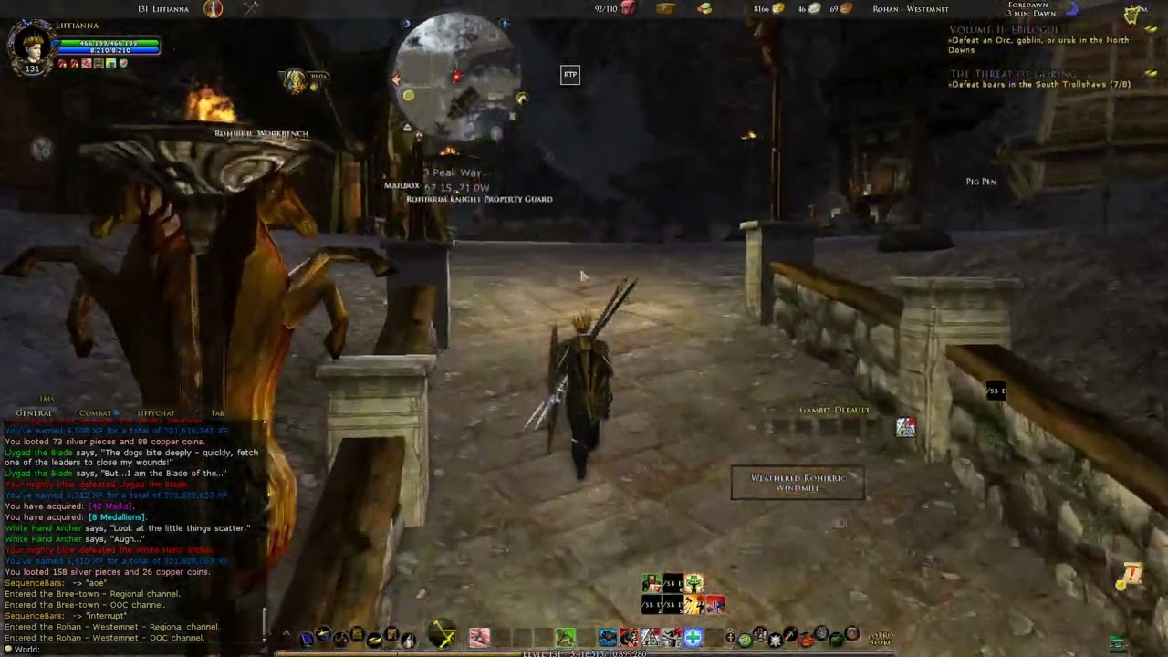 Sequence Bars for Warden dps rotation