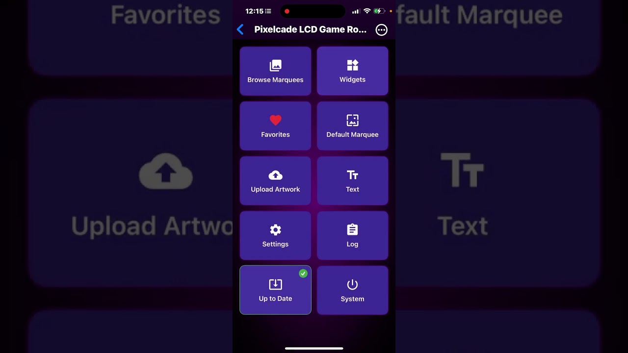 Pixelcade LCD Firmware 7.x features and mobile app 