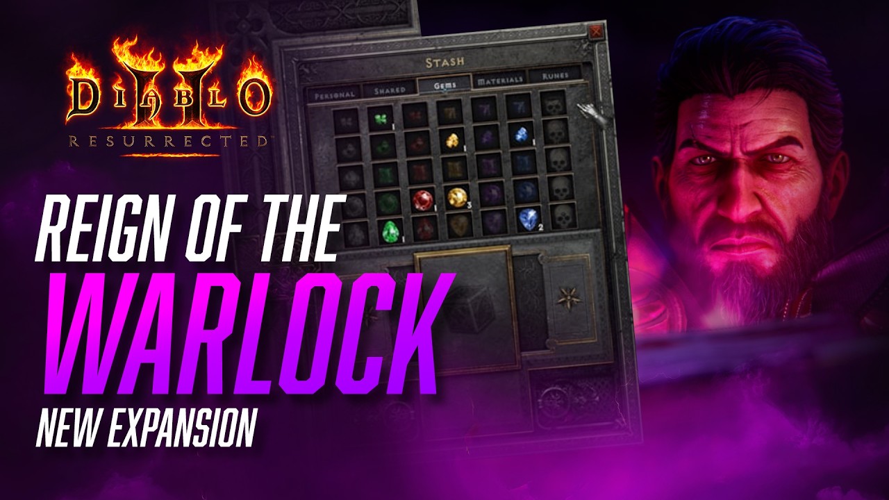 Дополнение REIGN OF THE WARLOCK для Diablo 2: Resurrected уже здесь!