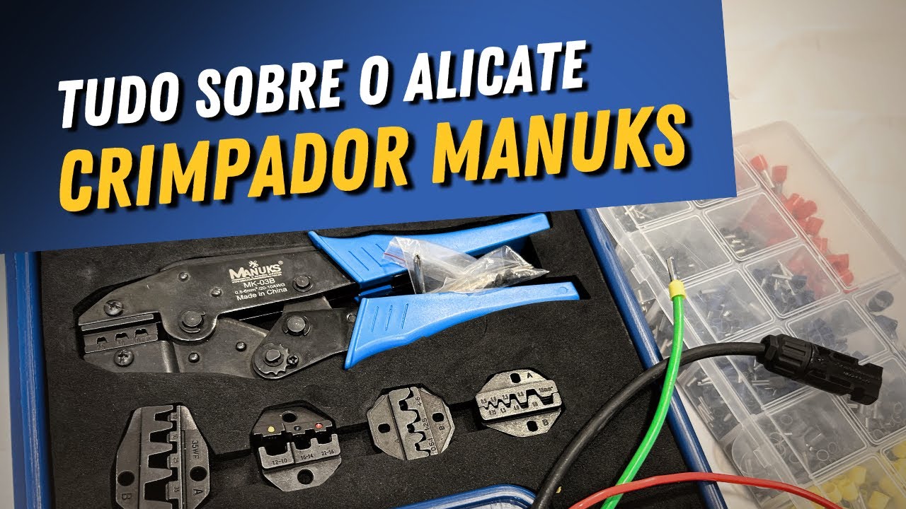 Alicate Crimpador Manuks – Kit Completo para Crimpagem! UNBOXING