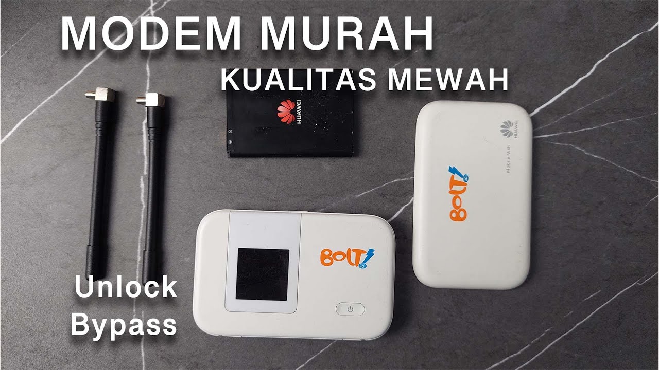Pengalaman Menggunakan Modem BOLT Huawei E5372. Modem Murah, Fitur Mewah.
