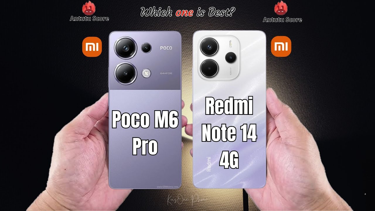 Poco M6 Pro vs Redmi Note 14 4G  Full comparison ⚡Which one is Best
