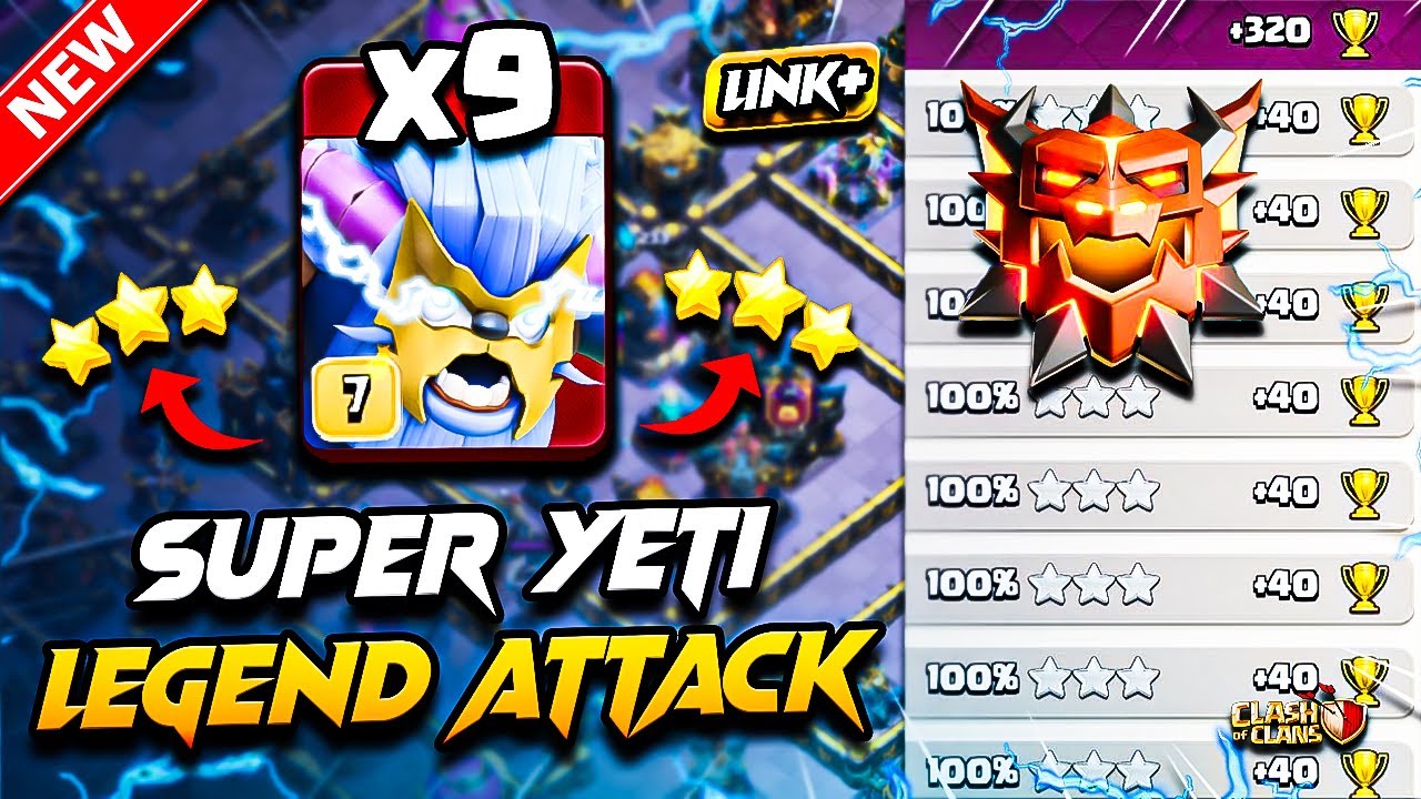 Th17 SUPER YETI Attack Clash of Clans | Best TH17 Attack Strategy With SUPER YETI (Town Hall 17) COC