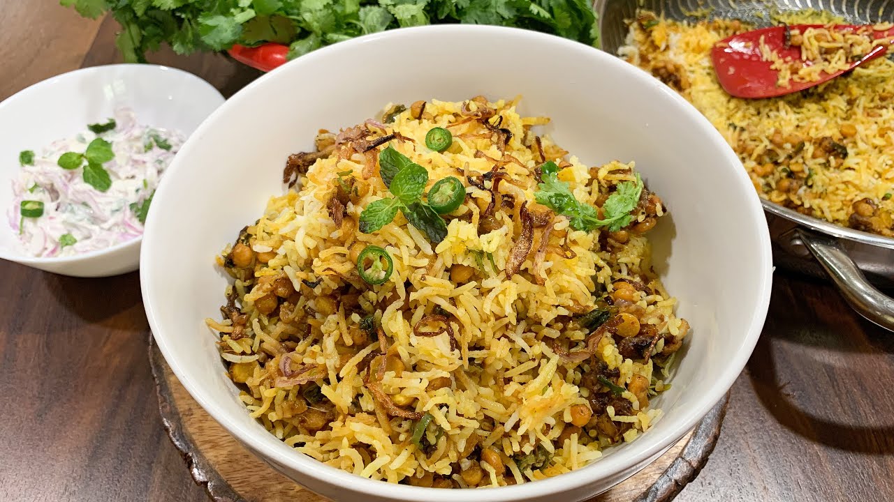 Qubooli | Authentic Hyderabadi Qubooli Recipe | Chana Dal Biryani 