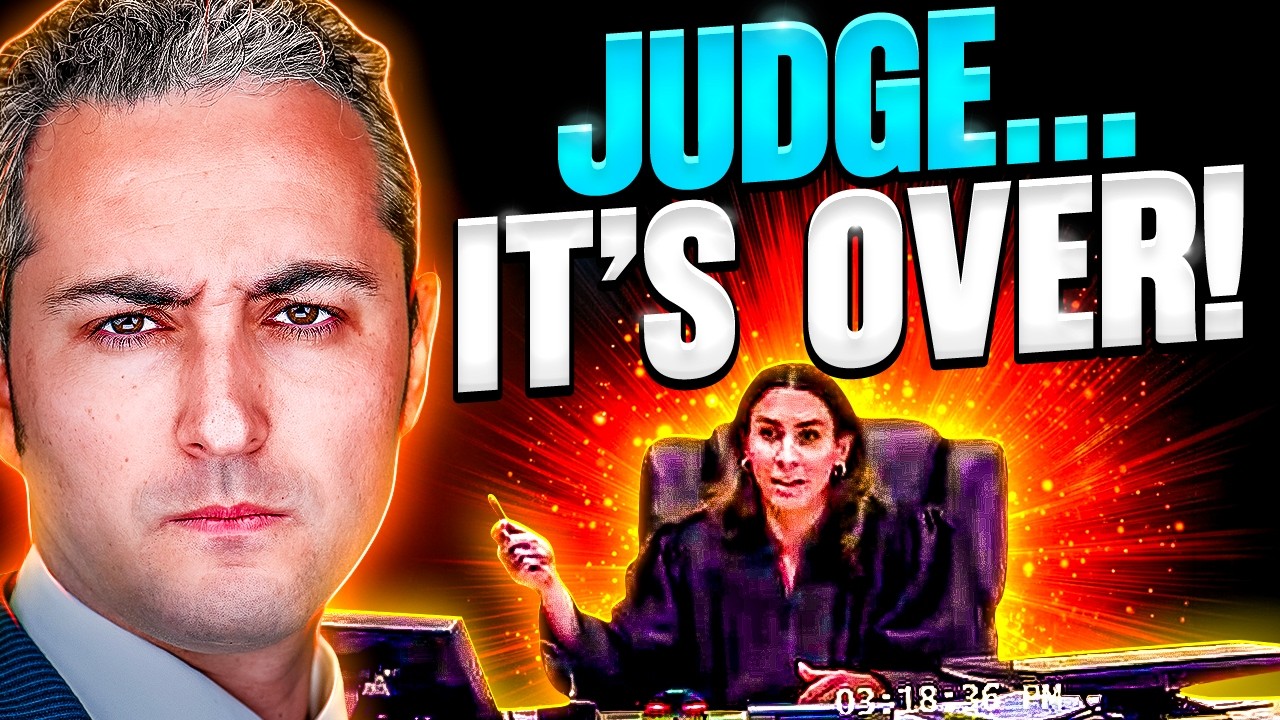 Judge, this is Why We Win RIGHT NOW