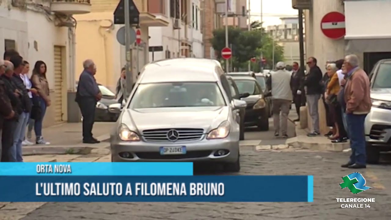 ORTA NOVA L ultimo saluto a Filomena Bruno
