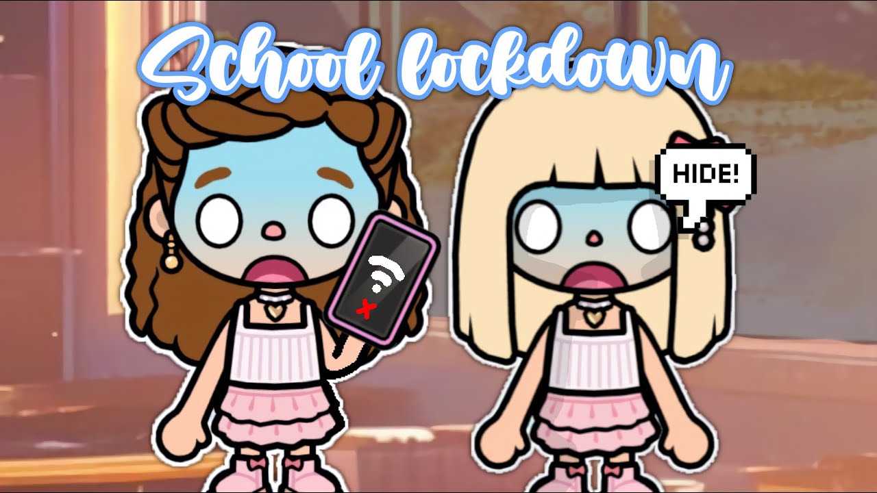 The School LOCKDOWN 🏫 || *WITH VOICE* 🎙️|| Toca Boca TikTok Roleplay 🩵🌈