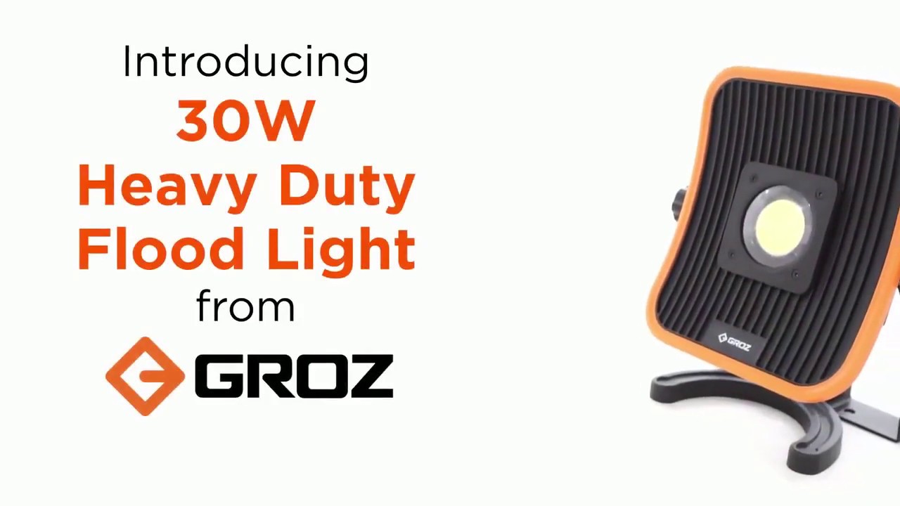 Groz Rechargeable COB Work Light  2800 Lumens 30 Watts Model# LED/670