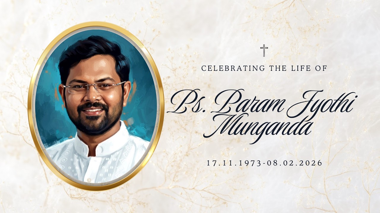 Celebrating the life of PASTOR. PARAM JYOTHI garu MUNGANDA