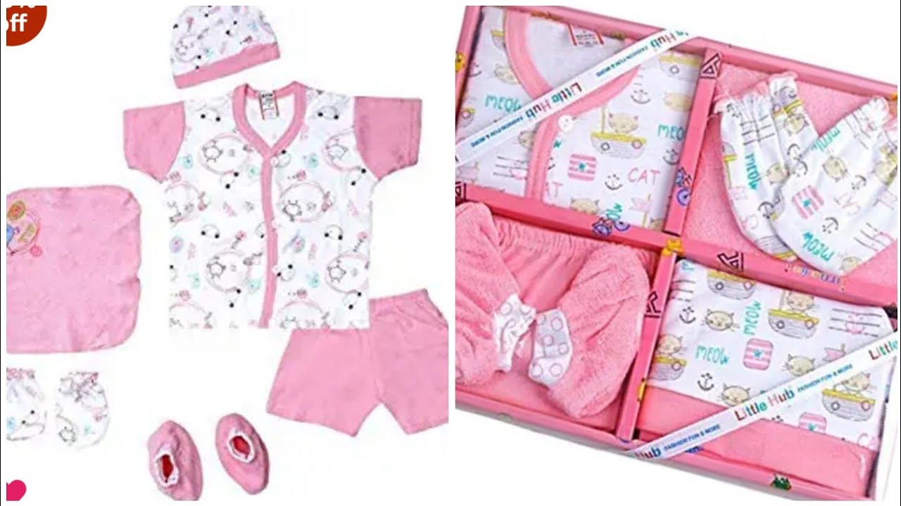 #LittleHub 6 pieces baby gift set Reveiw... #babygift set...